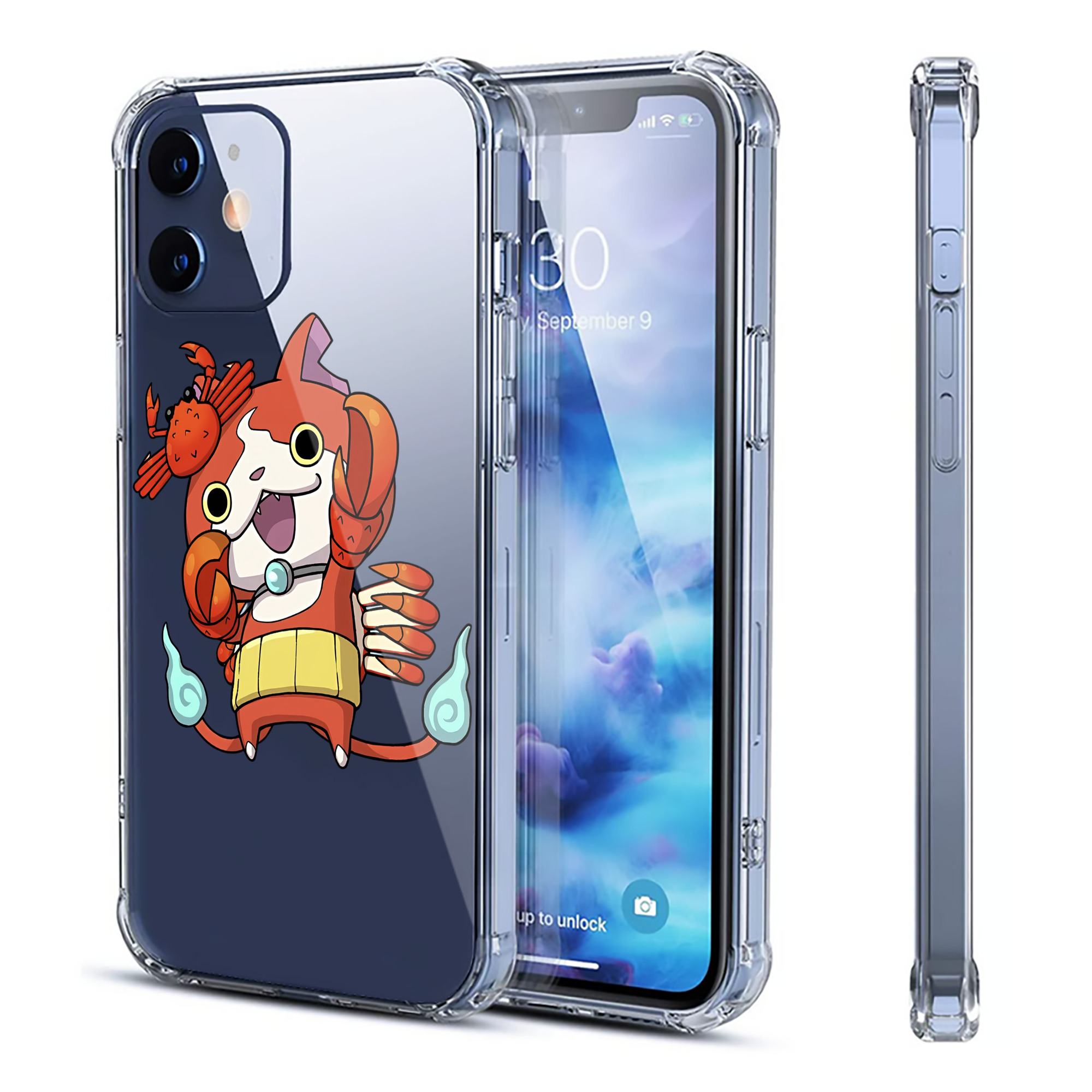 （画像用） 妖怪ウォッチ Yo-kai Watch 【iPhone 12シリーズ対応】透明スマホケース（クリアソフトケース）